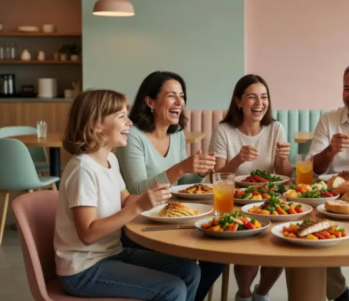 Rodzinne spotkanie w przyjaznej atmosferze restauracji
