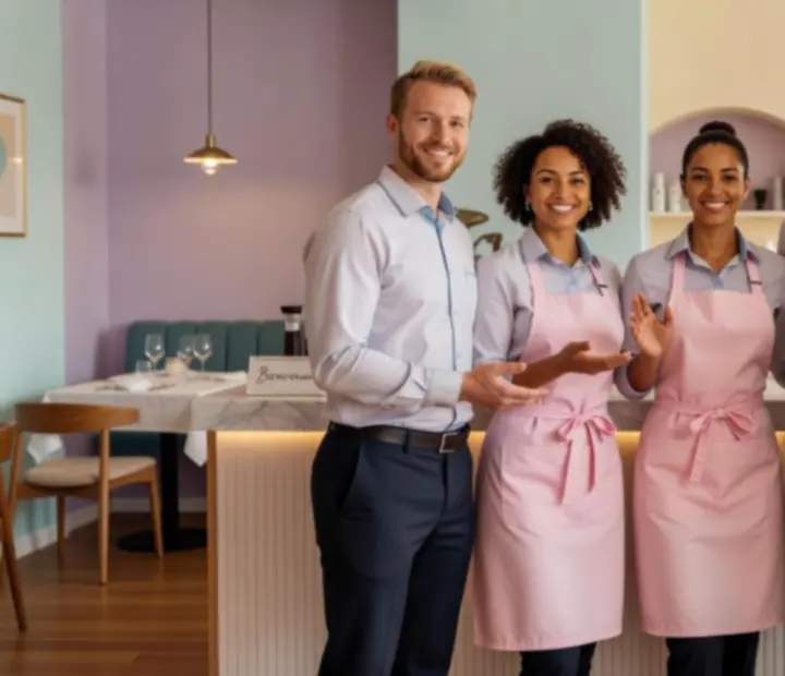 Profesjonalny zespół obsługi restauracji Polvarionex